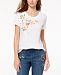 Style & Co Cotton Floral-Embroidered T-Shirt, Created for Macy's