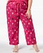 Charter Club Plus Size Cotton Knit Printed Pajama Pants, Created for Macy's