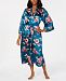 Thalia Sodi Floral-Print Long Wrap Robe, Created for Macy's