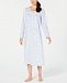 Charter Club Printed Thermal Fleece Nightgown, Created for Macy's