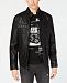 I. n. c. Men's Faux Leather Bomber Jacket, Created for Macy's