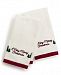 Martha Stewart Collection Very Merry Embroidered Cotton 2-Pc. Fingertip Towel Set, Created for Macy's Bedding