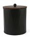 Thirstystone Small Black Metal Canister with Wood Top