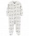 Carter's Baby Boys & Girls Lamb-Print Footed Fleece Coverall