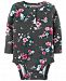 Carter's Baby Girls Floral-Print Cotton Bodysuit