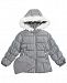 Weathertamer Little Girls Quilted Puffer Jacket & Matching Hat