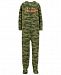 Carter's Little & Big Boys Awesome Brother Camo-Print Footed Pajamas