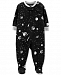Carter's Baby Boys Space-Print Fleece Footed Pajamas