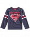 Dc Comics Little Boys Superman Varsity T-Shirt