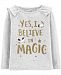 Carter's Baby Girls Believe in Magic Graphic Cotton T-Shirt
