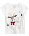 First Impressions Toddler Girls Deer-Print Cotton T-Shirt, Created for Macy's