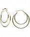 Giani Bernini Medium Double Hoop Earrings in Sterling Silver, Created for Macy's