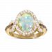 Queen Of Gems Ethiopian Opal And Diamond Women's Ring