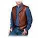 John Wayne Replica Men's Leather & Suede Vest