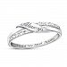 Until We Meet Again Sterling Silver And Diamond Women's Ring