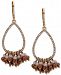 lonna & lilly Gold-Tone Crystal Pave Shaky Bead Drop Earrings
