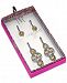 I. n. c. Day & Night Hematite-Tone 2-Pc. Set Vintage-Inspired Drop Earrings, Created for Macy's