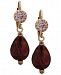 lonna & lilly Gold-Tone Pave & Stone Drop Earrings