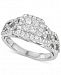 Diamond Braided Cluster Engagement Ring (1 ct. t. w. ) in 14k White Gold