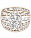 Diamond Oval Cluster Ring (2 ct. t. w. ) Ring in 14k Gold