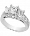Diamond Three Stone Engagement Ring (3 ct. t. w. ) in 14k White Gold