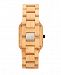 Earth Wood Arapaho Wood Bracelet Watch W/Date Khaki 39Mm