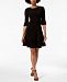 Jessica Howard Petite Lace-Sleeve A-Line Dress