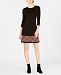 Jessica Howard Petite Plaid-Hem Sweater Dress