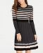 Jessica Howard Petite Striped Sweater Dress
