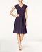 Love Scarlett Petite Fit & Flare Hardware-Cutout Dress, Created for Macy's