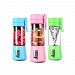 2017 New 380ml USB Juicer Fashion And Portable Juicer Cup Rechargeable Battery Juice Blender Juicer Squeezers & Reamers - blue