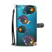 Achilles Tang (Acanthurus Achilles) Fresh Water Fish Print Wallet Case-Free Shipping - iPhone 4 / 4s