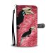 African Pied Hornbill Bird Print Wallet Case-Free Shipping - iPhone 8 Plus