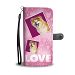 Akita Dog with Love Print Wallet Case-Free Shipping - iPhone 6 Plus / 6s Plus
