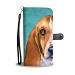 Amazing Basset Hound Dog Print Wallet Case-Free Shipping - Google Pixel 2