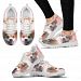 Amazing Customized Dog Running Shoes For Women-Designed By Sandy Hunter-Express Shipping - Women's Sneakers - White - For Customer Second Listing-Express Shipping / US5 (EU35)