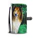 Amazing Rough Collie Dog Print Wallet Case-Free Shipping - Samsung Galaxy A3