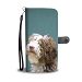 Amazing Spanish Water Dog Pattern Print Wallet Case-Free Shipping - Samsung Galaxy S6