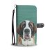 Amazing St. Bernard Dog Print Wallet Case-Free Shipping - LG V10