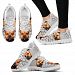 Amazing Staffordshire Bull Terrier Print Running Shoes By Camilla Sanner For Women-Express Shipping - Women's Sneakers - White - Amazing Dog Print Running Shoes For Women-Express Shipping-Designed By Camilla Sanner / US11 (EU42)