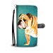 Amazing Two Bulldog Print Wallet Case-Free Shipping - iPhone 4 / 4s
