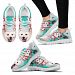 American Eskimo With With Rose Print Running Shoe For Women-Free Shipping - Women's Sneakers - White - American Eskimo With With Rose Print Running Shoe For Women-Free Shipping / US11 (EU42)