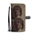 American Water Spaniel Dog Print Wallet Case-Free Shipping - Samsung Galaxy Note 8