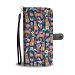 Australian Cattle Dog Floral Print Wallet Case-Free Shipping - HTC 11