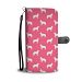 Australian Cattle Dog Pattern Print Pink Wallet Case-Free Shipping - Samsung Galaxy A5