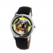 Australian Shepherd Print Unisex Silver Wrist Watch - Free Shipping - 31mm