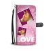 Basenji Dog with Love Print Wallet Case-Free Shipping - Samsung Galaxy Core PRIME G360