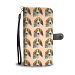 Basset Hound Dog Art Pattern Print Wallet Case-Free Shipping - iPhone 4 / 4s
