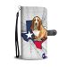 Basset Hound Dog Print Wallet Case-Free Shipping-TX State - Samsung Galaxy S4