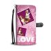 Basset Hound Dog with Love Print Wallet Case-Free Shipping - Xiaomi Mi 5X